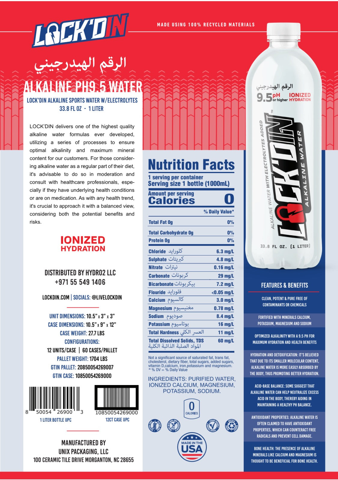 Alcaline water