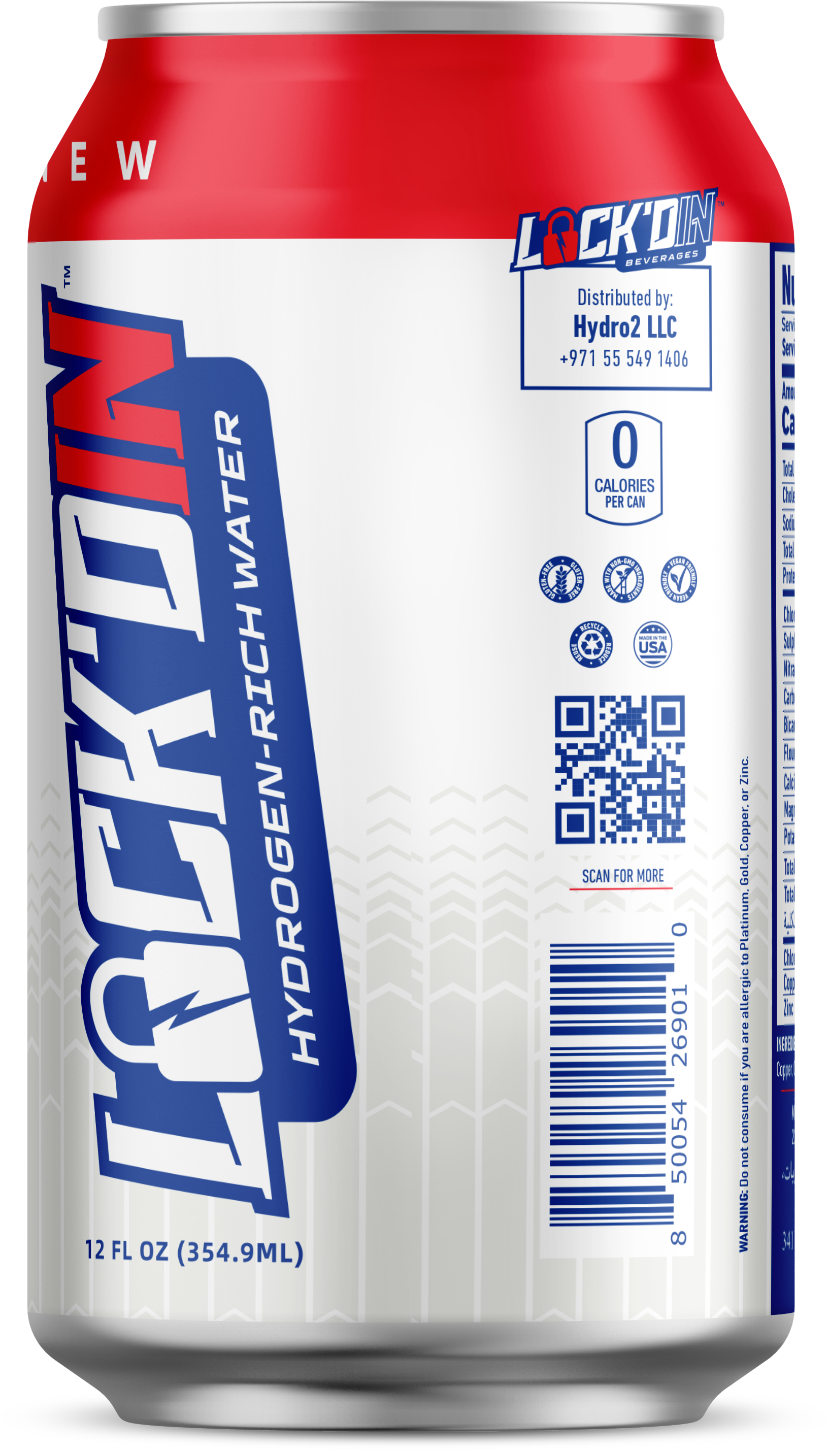 Lock’d In Hydrogen-Rich Water